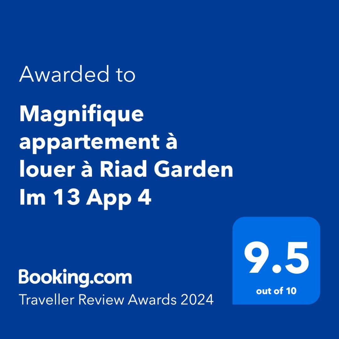 Magnifique Appartement A Riad Garden Marakeş Dış mekan fotoğraf